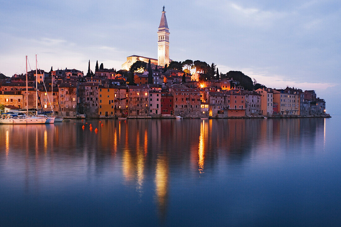 Town of Rovinj at Sunset,Croatia