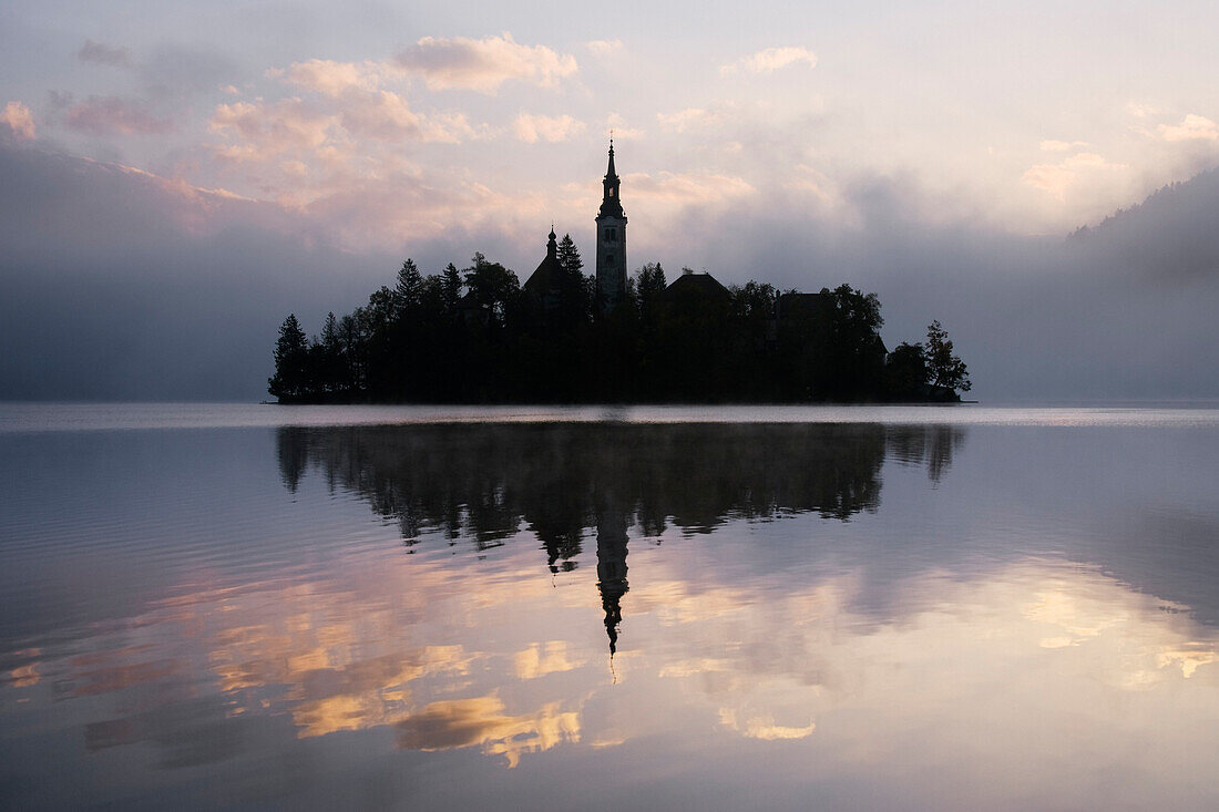 Kirche Mariä Himmelfahrt,Bled-See,Slowenien