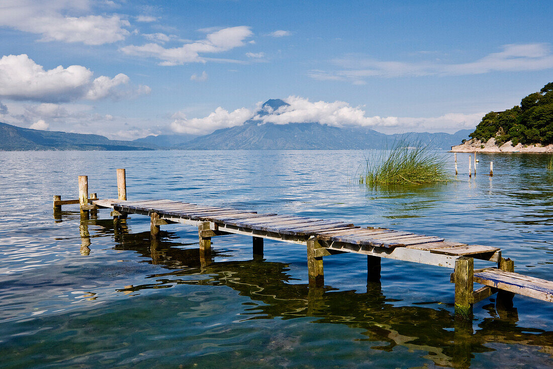 Anlegestelle am Atitlan-See, Santa Catarina Palopo, Guatemala