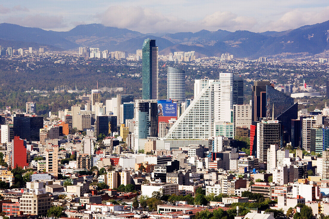 Überblick über Mexiko-Stadt,Mexiko