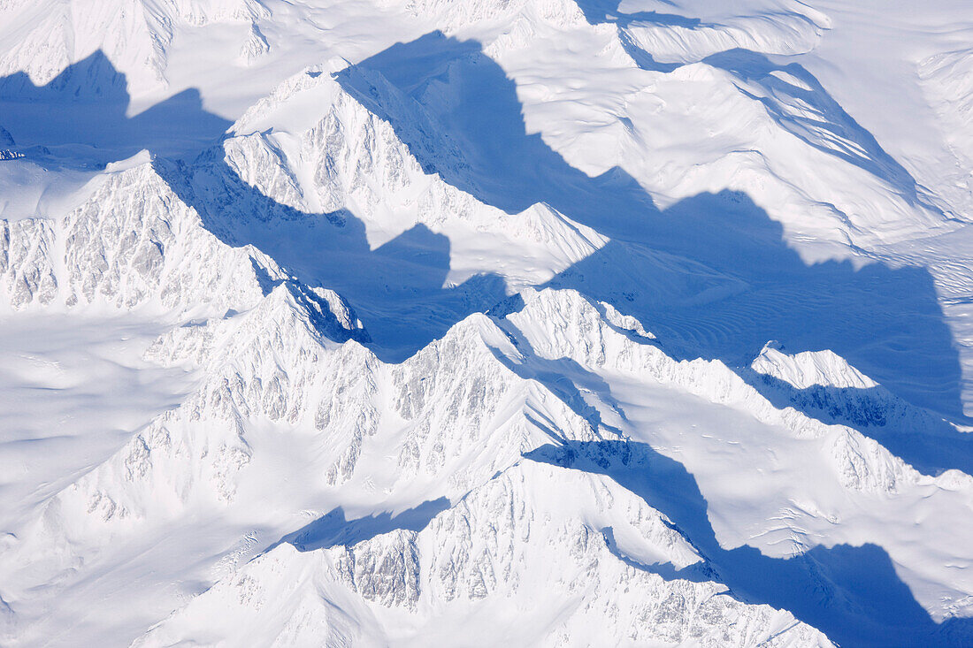 Mountains and Shadows in Alaska