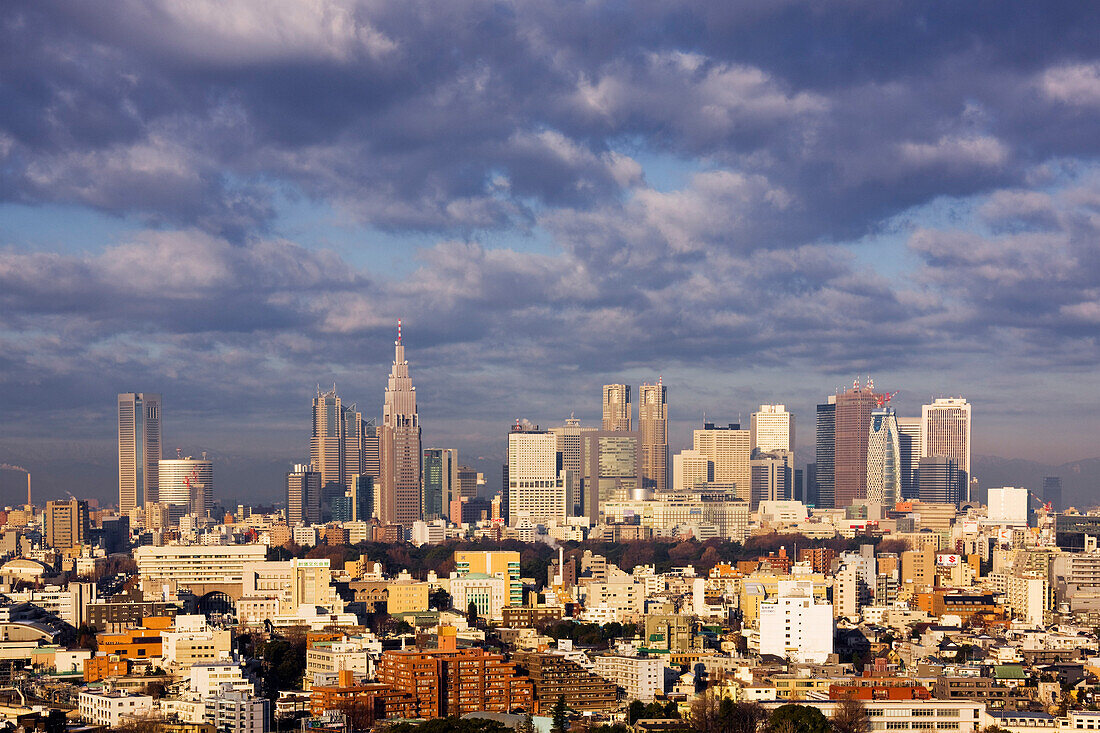 Skyline des Shinjuku-Viertels, Tokio, Japan