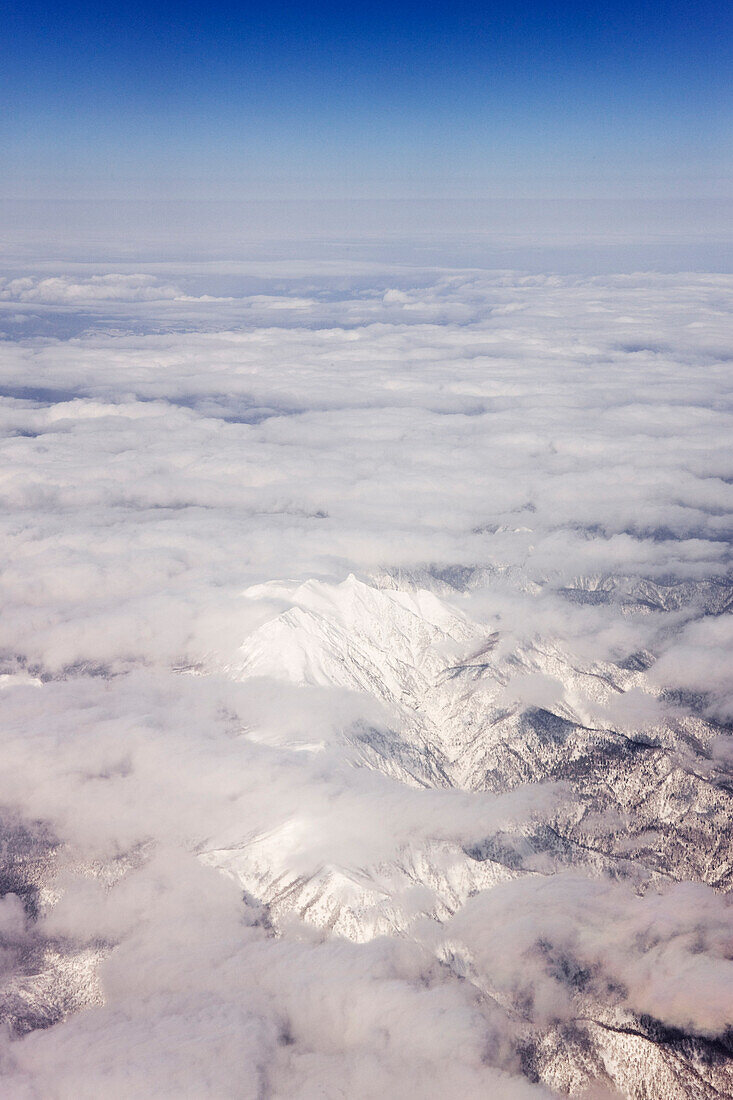 Aerial View of Mountains,Hokkaido,Japan