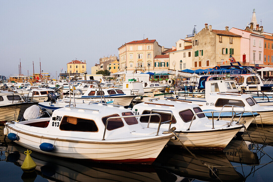 Boats in Harbour,Rovinj,Croatia