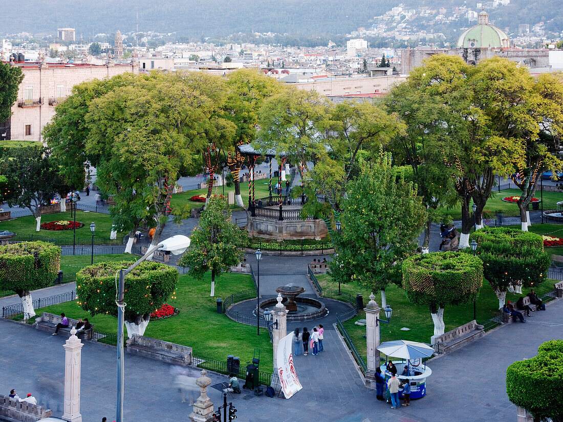 Plaza de Armas,Morelia,Michoacan,Mexico