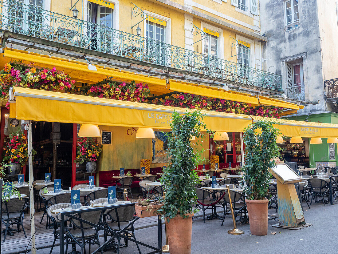 Cafe van Gogh,Place du Forum,Arles,Provence,France,Europe