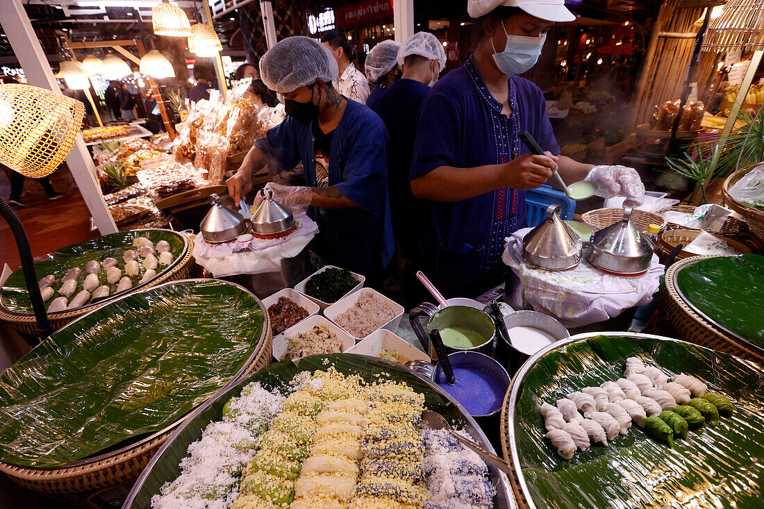 Street food,Iconsiam shopping mall,Bangkok,Thailand,Southeast Asia,Asia