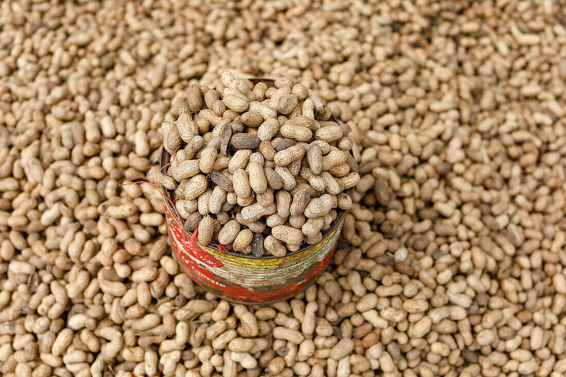 Peanuts for sale in Fatick,Senegal,West Africa,Africa