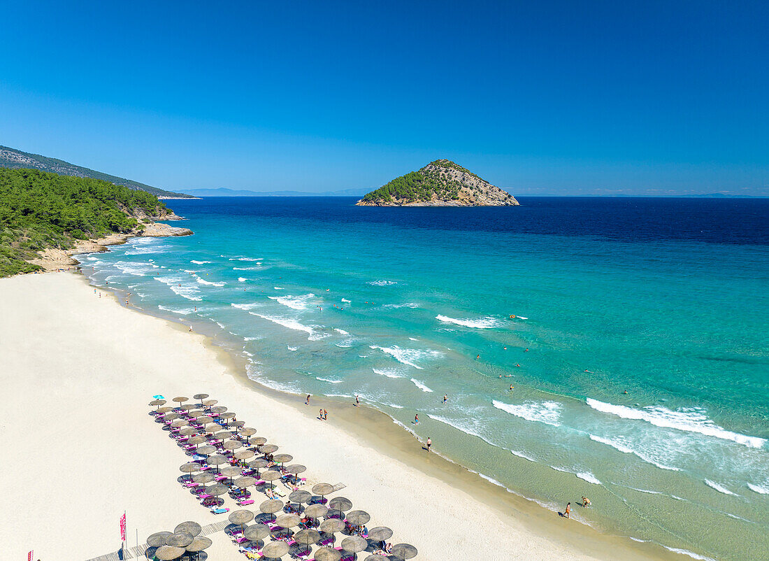 Paradise Beach,Thassos Island,Greek Islands,Greece,Europe