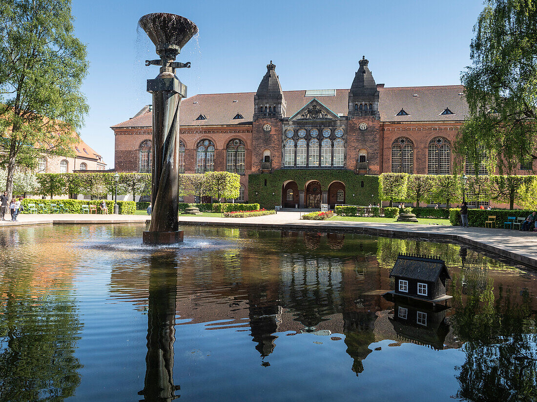 Königliche Bibliotheksgärten, Kopenhagen, Dänemark, Skandinavien, Europa