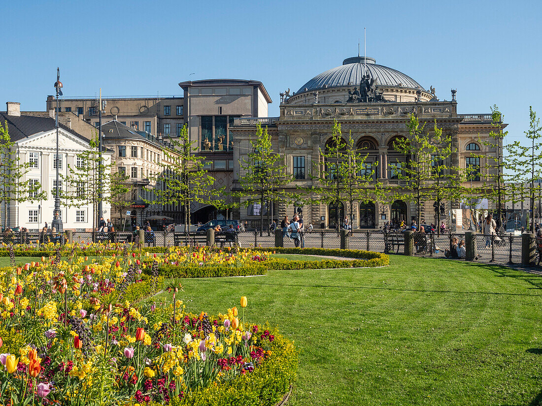 Kongens Nytorv (King's New Square) with the Royal Theatre,Copenhagen,Denmark,Scandinavia,Europe