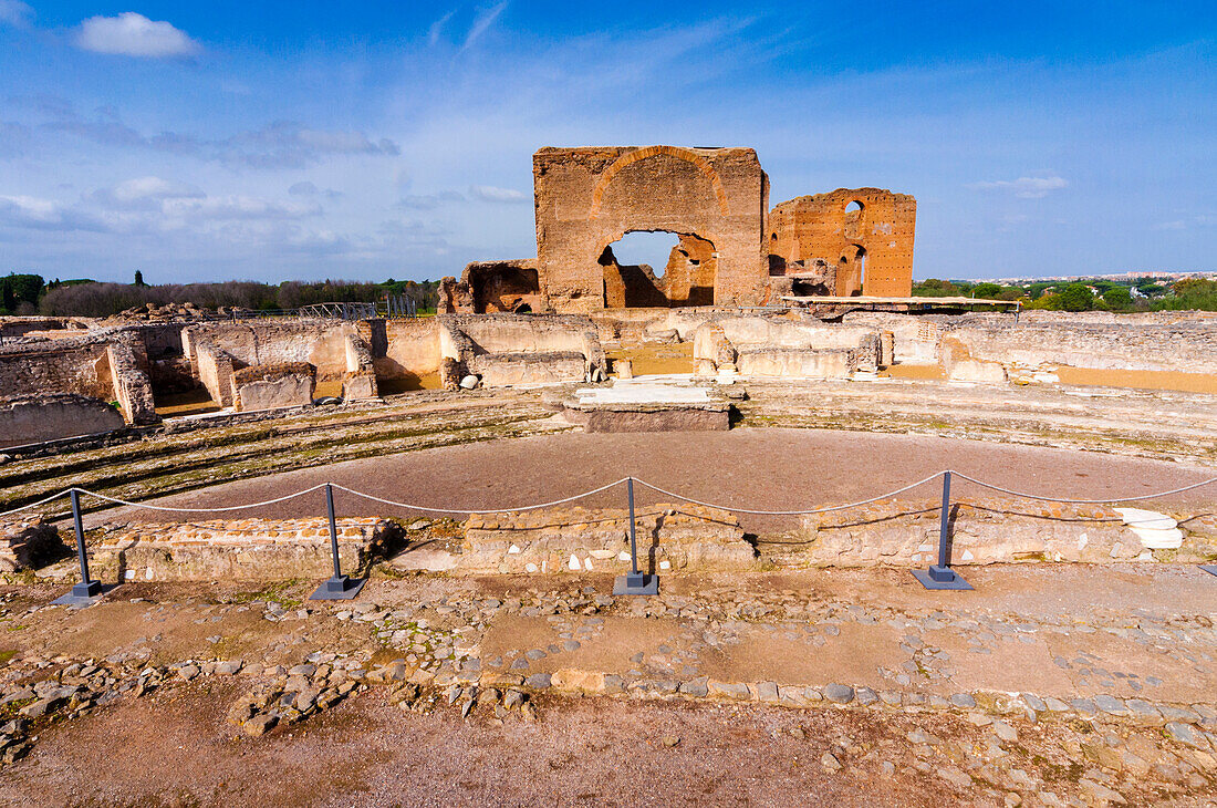 Theater des Commodus,Große Exedra,Römische Villa der Quintilii,Via Appia,Rom,Latium (Lazio),Italien,Europa