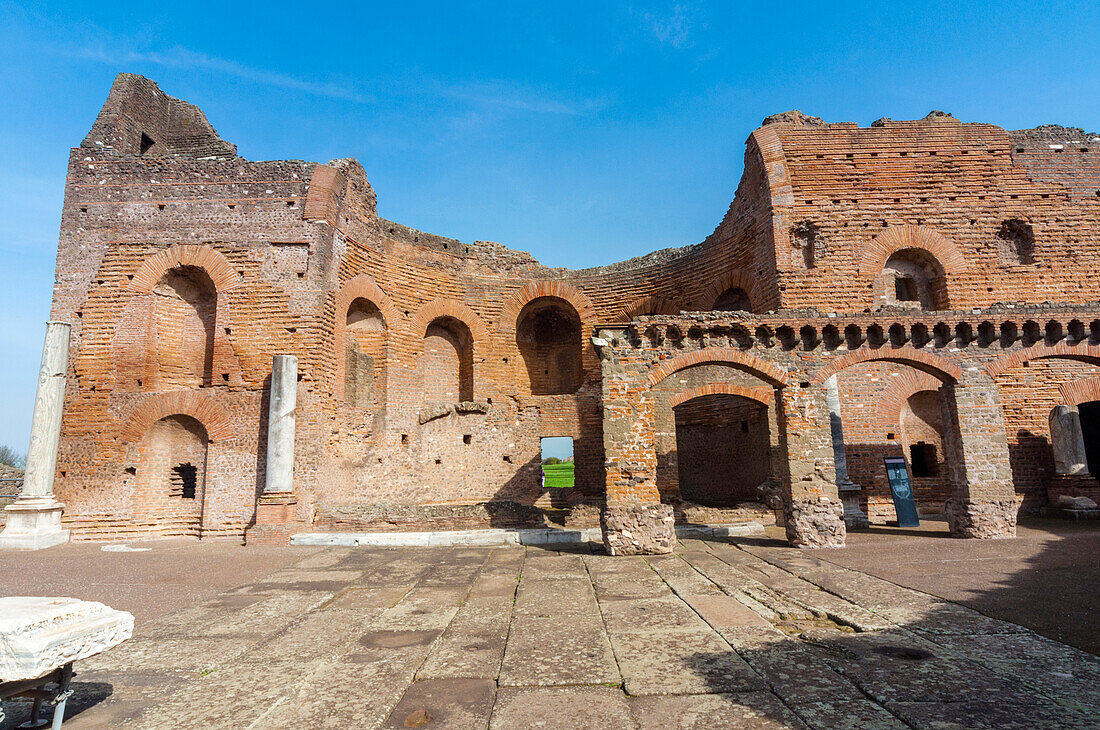 Großes Nymphäum in der römischen Villa der Quintilii,Via Appia,Rom,Latium (Lazio),Italien,Europa