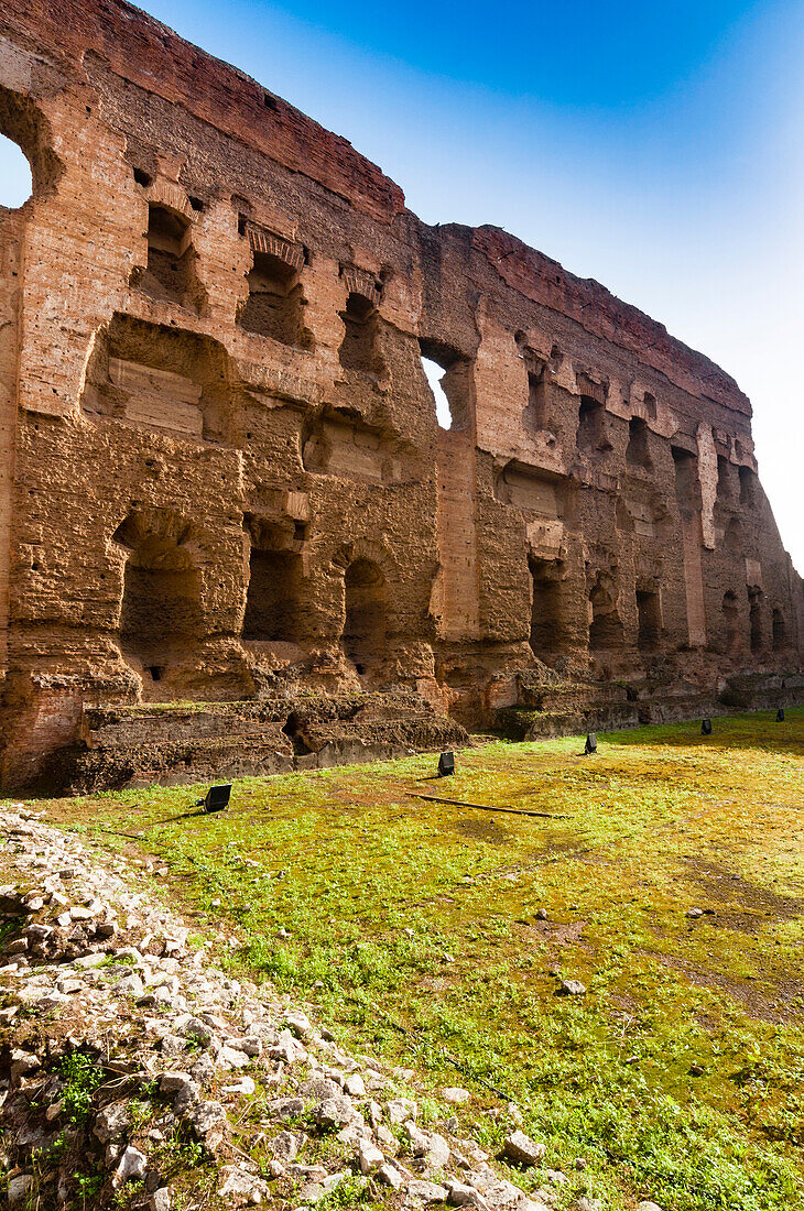 Natatio (Schwimmbad),Caracalla-Thermen,UNESCO-Weltkulturerbe,Rom,Latium (Lazio),Italien,Europa