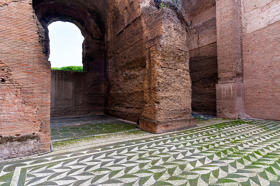 Spogliatoio (Umkleidekabine),Caracalla-Thermen,UNESCO-Welterbe,Rom,Latium (Lazio),Italien,Europa
