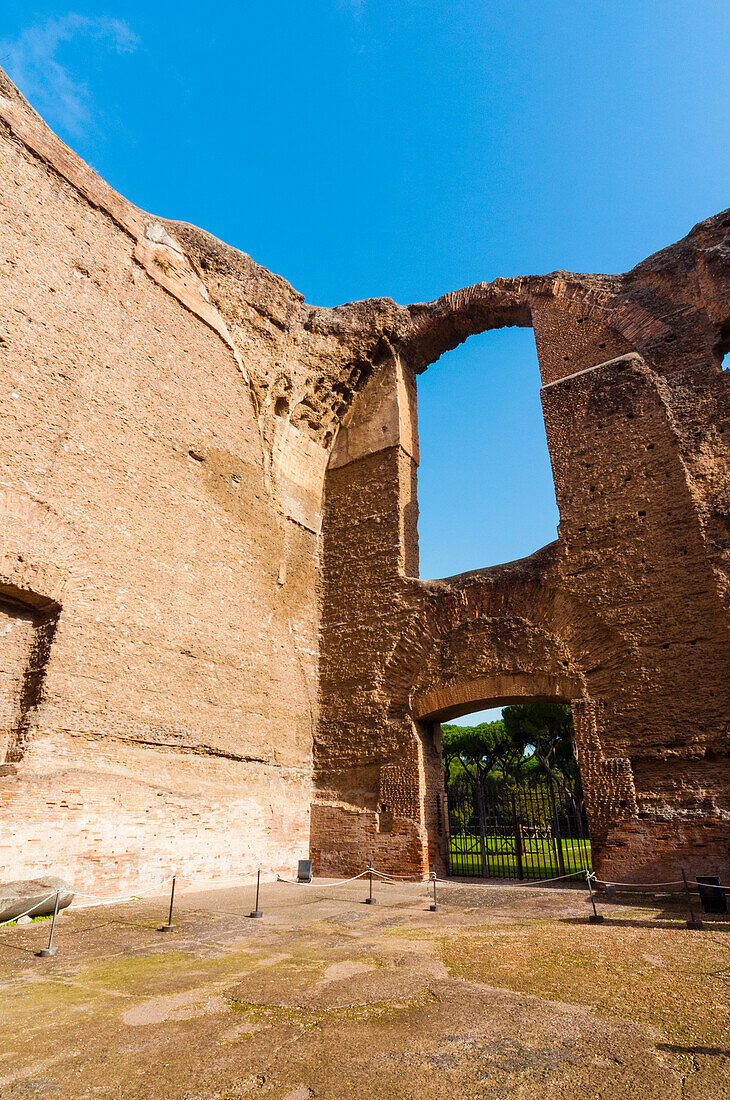 Natatio (Swimming pool),Baths of Caracalla,UNESCO World Heritage Site,Rome,Latium (Lazio),Italy,Europe