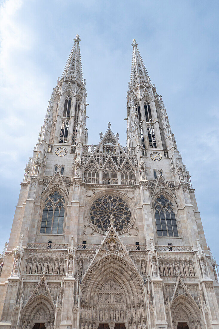 Die neu renovierte Votivkirche,Wien,Österreich,Europa