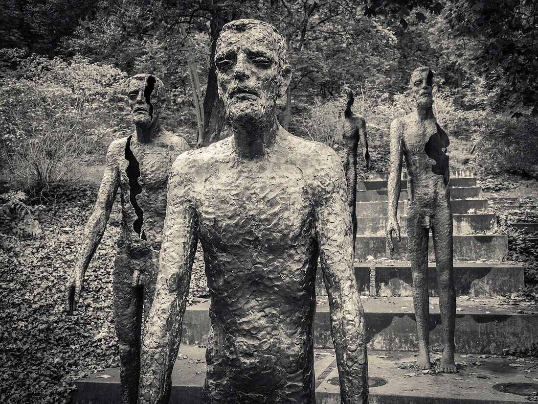 Statuen als Mahnmal für die Opfer des Kommunismus,Prag,Tschechien (Tschechische Republik),Europa