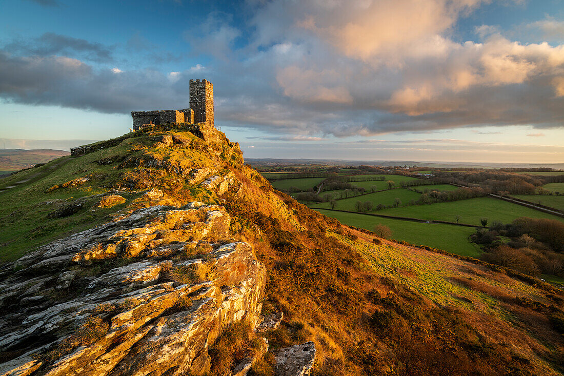 St. Michael's Church,Brentor,Dartmoor National Park,Devon,England,United Kingdom,Europe