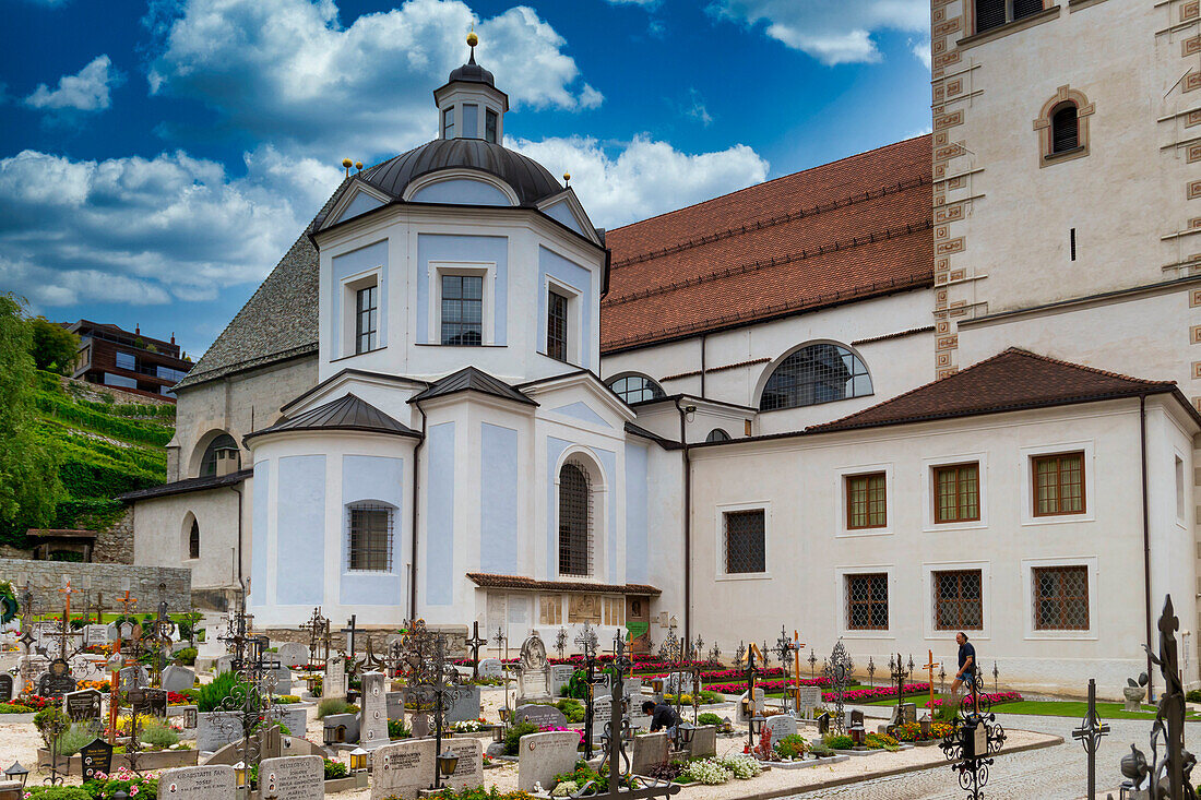 Cemetery,Neustift Convent,Brixen,South Tyrol,Italy,Europe