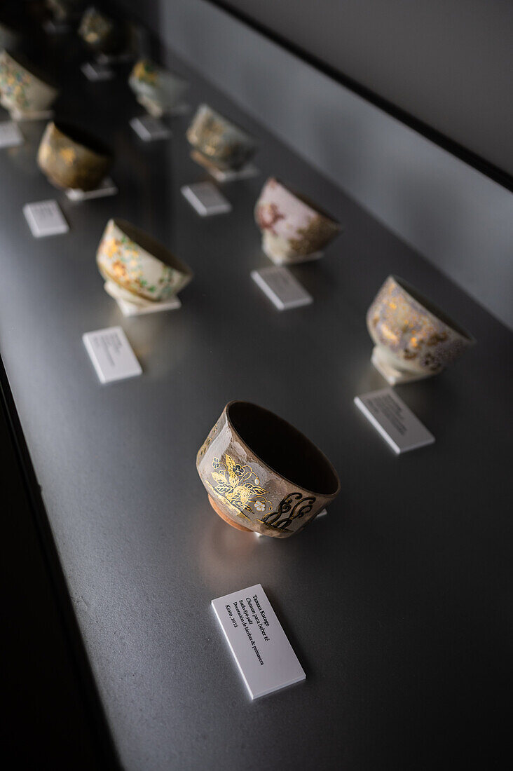 Japanese traditional tea ceremony objects.