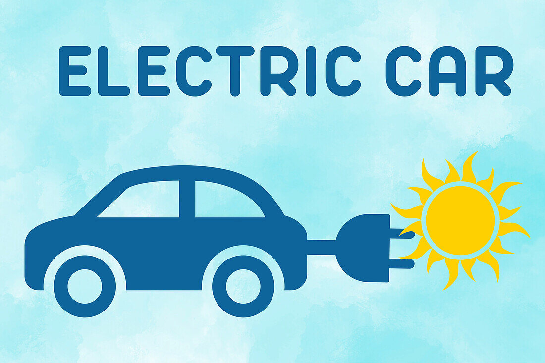 Electric Car Illustrations