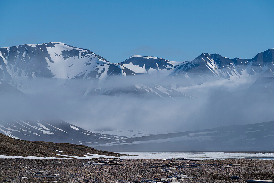 Mushamna,Woodfjorden,Spitsbergen,Svalbard Islands,Norway.