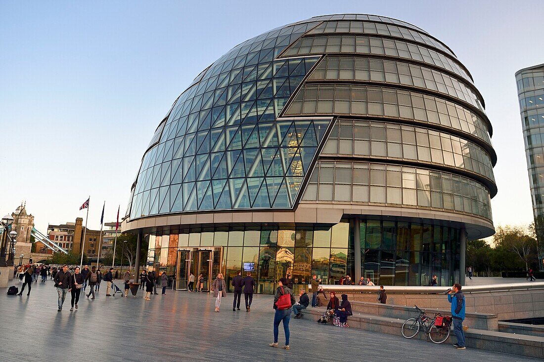 Vereinigtes Königreich, London, Stadtteil Southwark, das Rathaus des Architekten Norman Foster