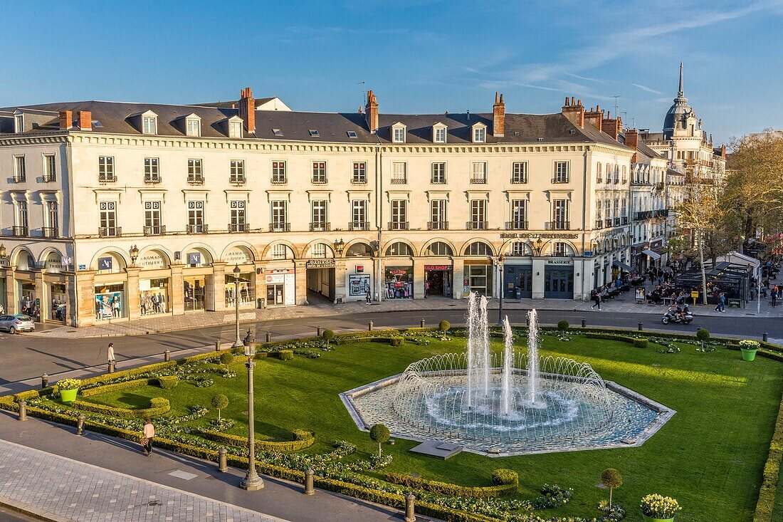 Frankreich, Indre et Loire, Das Loire-Tal gehört zum Weltkulturerbe der UNESCO, Tours, der Platz Jean Jaurès