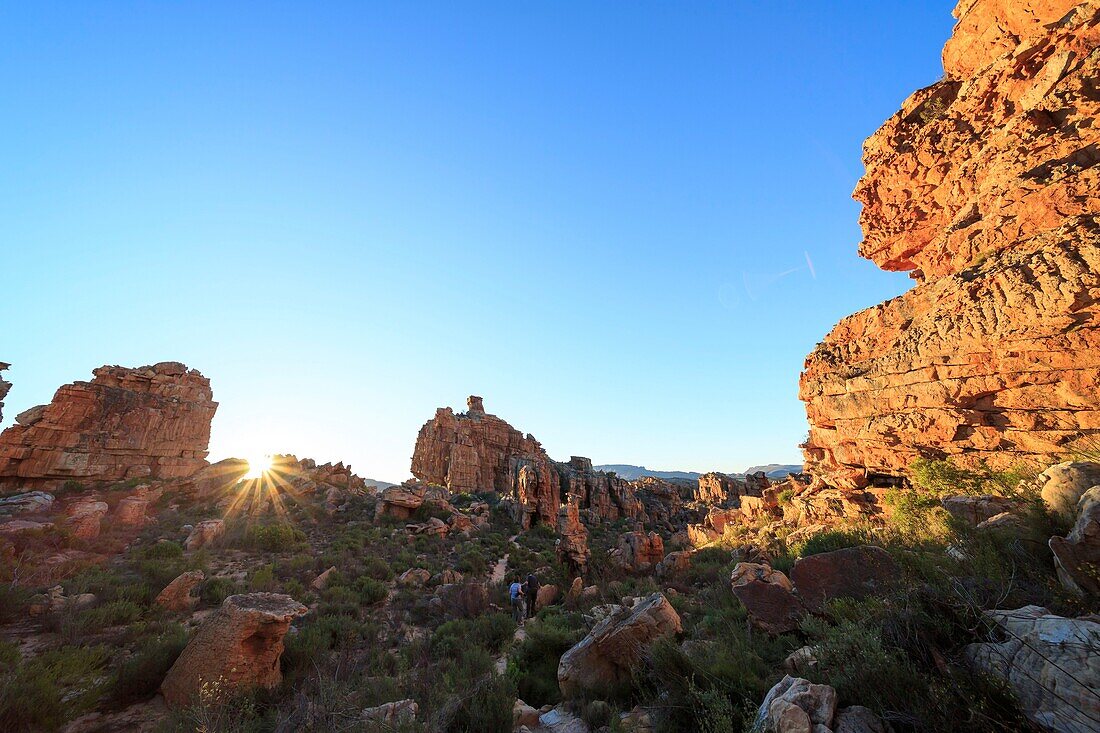 South Africa, Western Cape, Granite rock formation in the heart of the Cederberg Massif