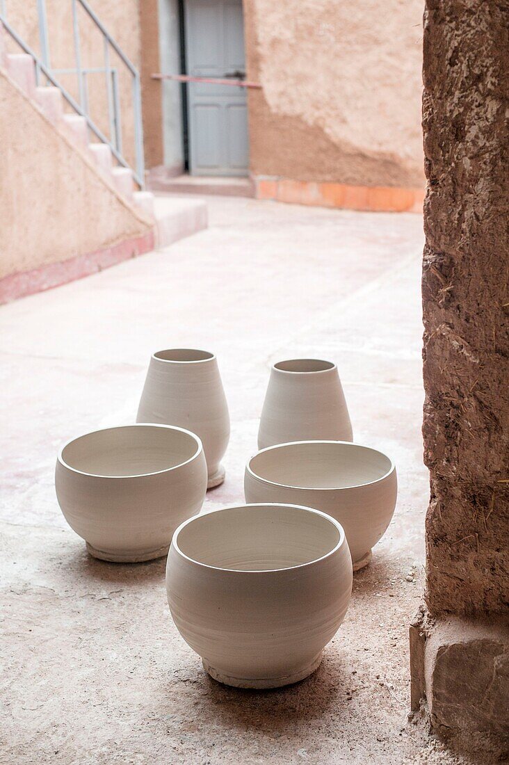 Morocco, Marrakesh, Beldi Country Club, Story: A tradition of potters