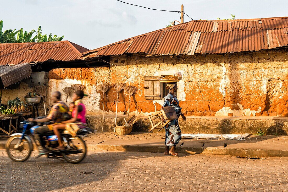 Benin, Ouidah, street life