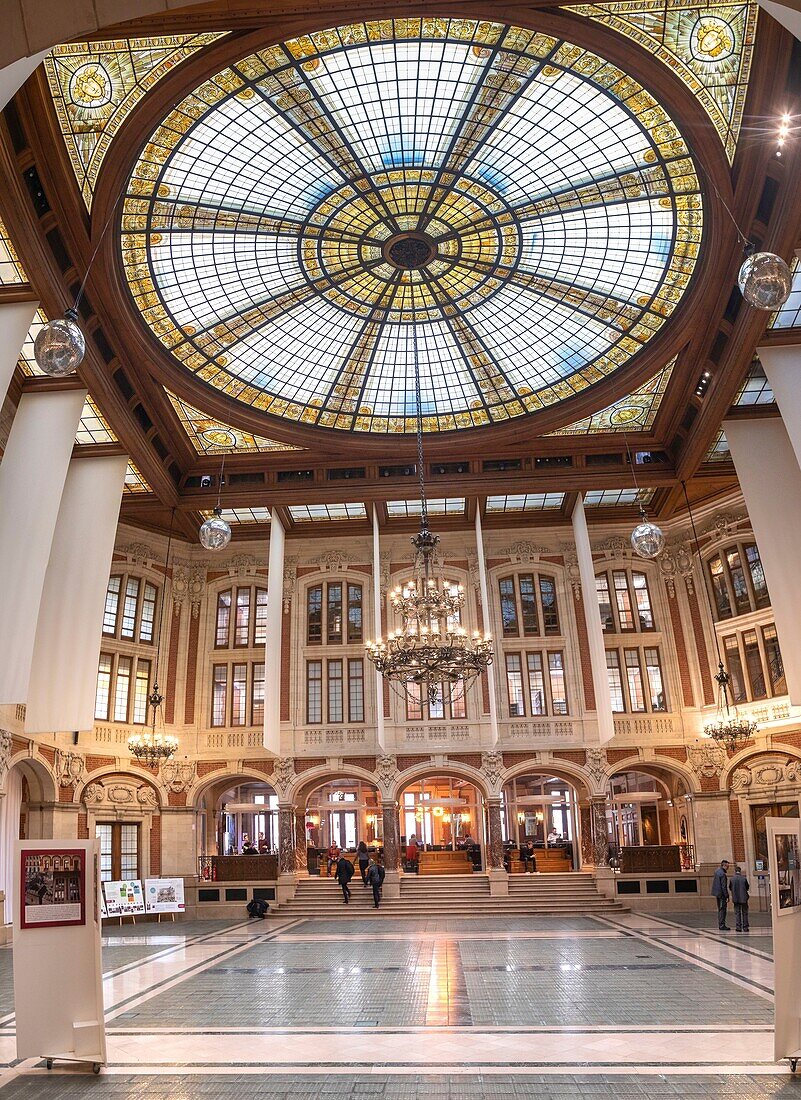 Frankreich, Nord, Lille, Industrie- und Handelskammer von Lille (CCI), Ehrenhalle