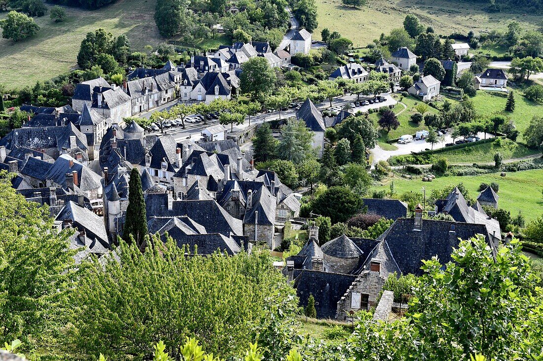 France, Corrèze, Turenne, labeled the Most Beautiful Villages of France