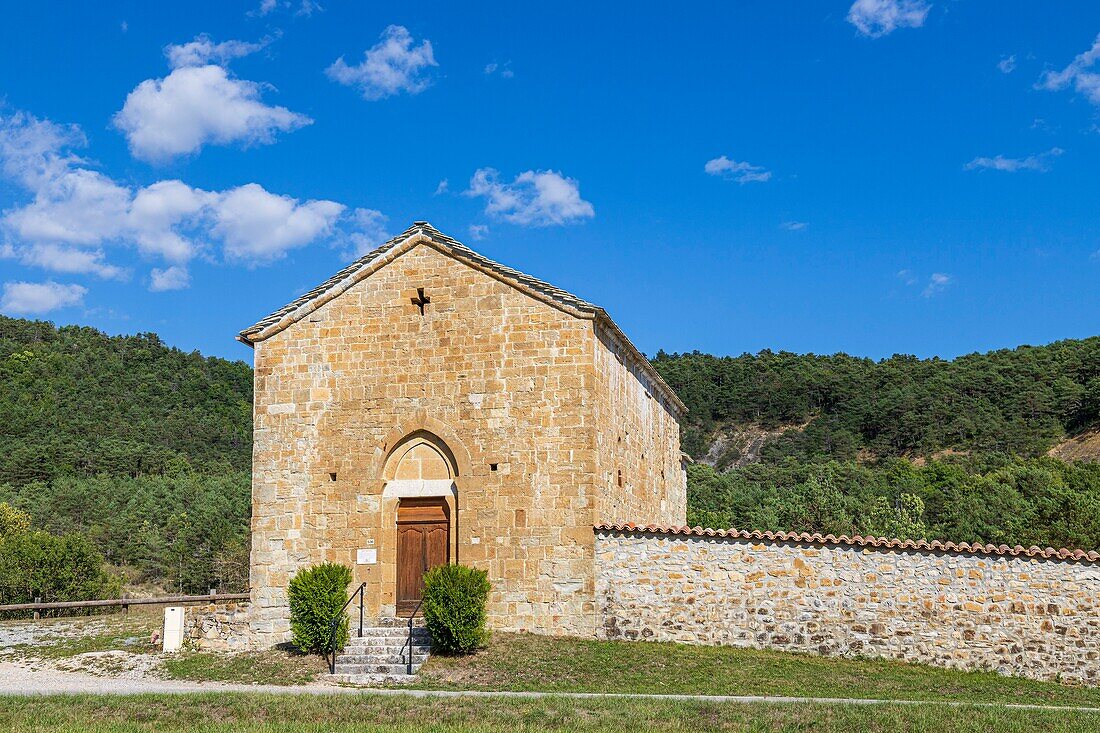 France, Var, Verdon Regional Nature Park, Le Bourguet, Sainte-Anne Chapel