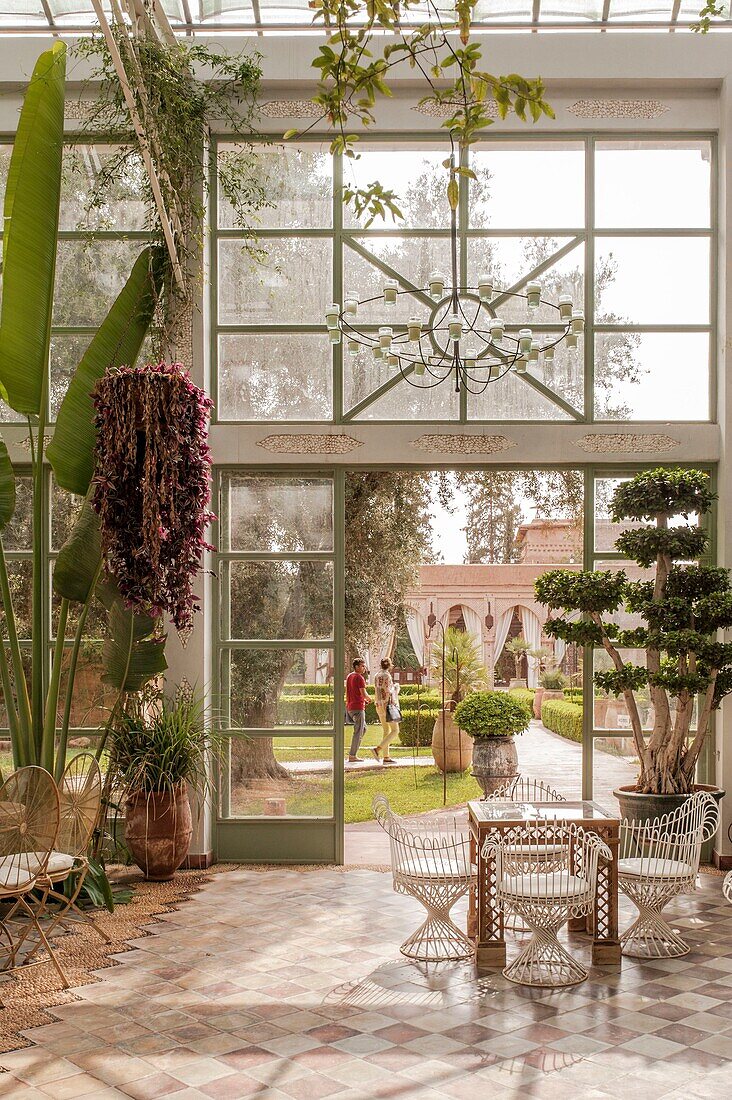 Morocco, Marrakesh, Beldi Country Club, Story: The stunning charm of the Beldi greenhouses