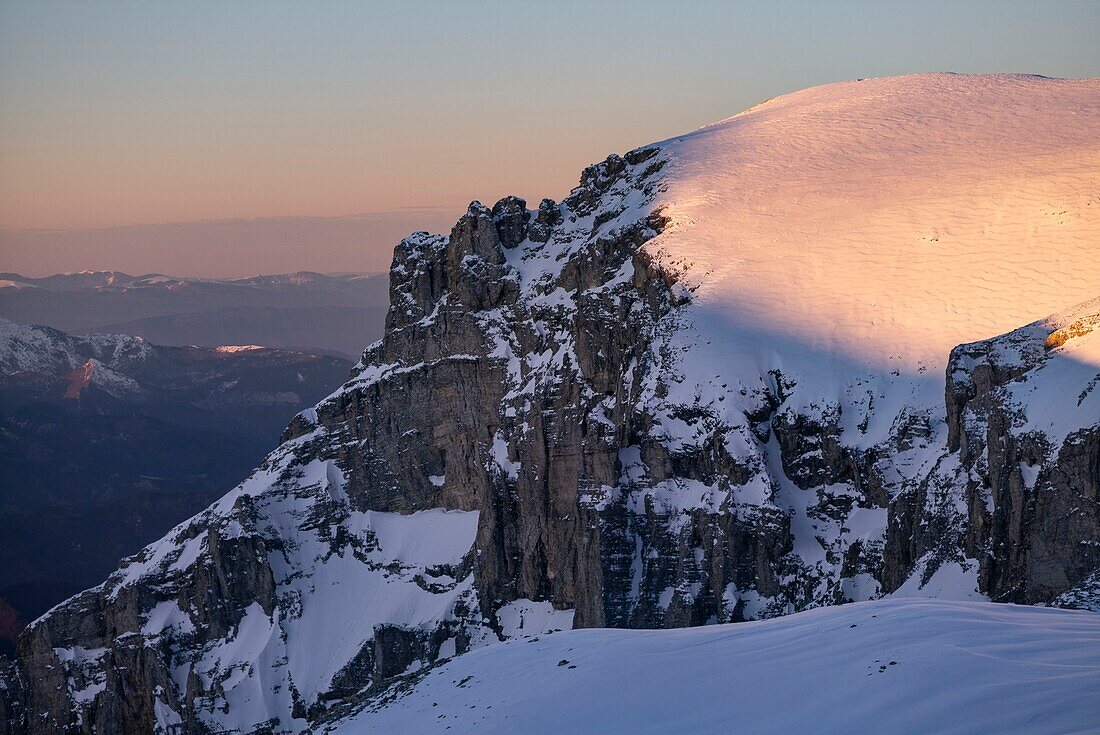 France, Hautes Alpes, Le Devoluy, Devoluy mountain range, plateau de Bure (2550m), interferometer