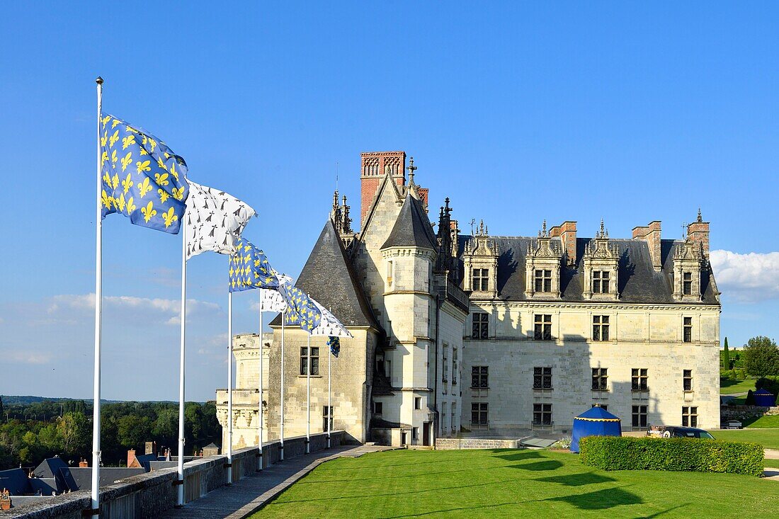 Frankreich, Indre et Loire, Loire-Tal, von der UNESCO zum Weltkulturerbe erklärt, das Schloss von Amboise