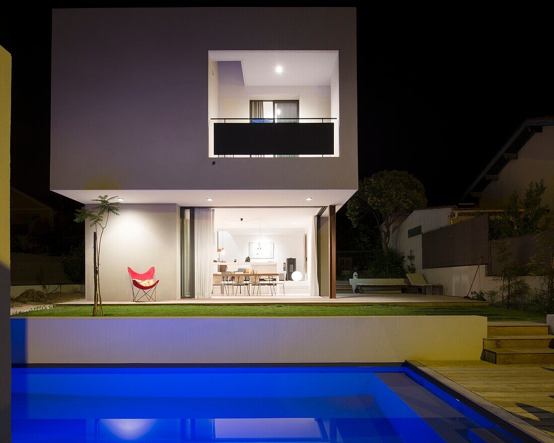 France, Toulon, House architects, Story: Pure harmony for an house's french architects couple