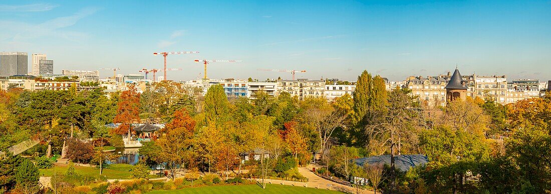 France, Paris, Bois de Boulogne, the Garden of acclimatization in autumn