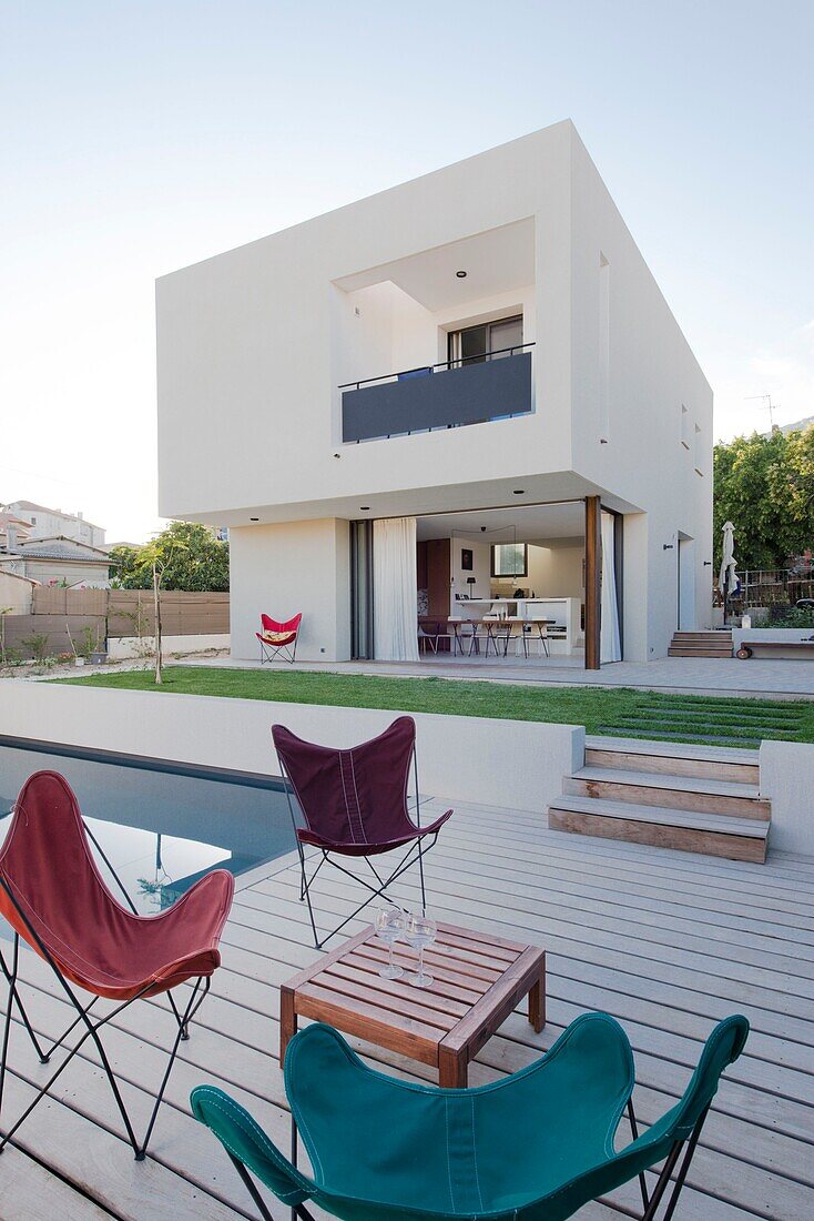 France, Toulon, House architects, Story: Pure harmony for an house's french architects couple