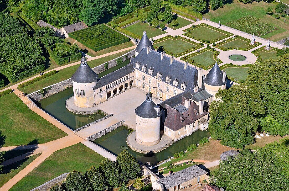 France, Cote d'Or, Bussy le Grand, Chateau de Bussy Rabutin