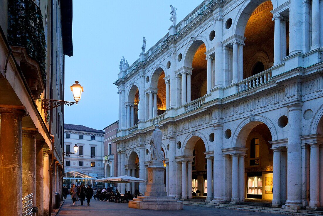 Italien, Venetien, Vicenza, Piazza Signori, Basilika Palladiana, von der UNESCO zum Weltkulturerbe erklärt