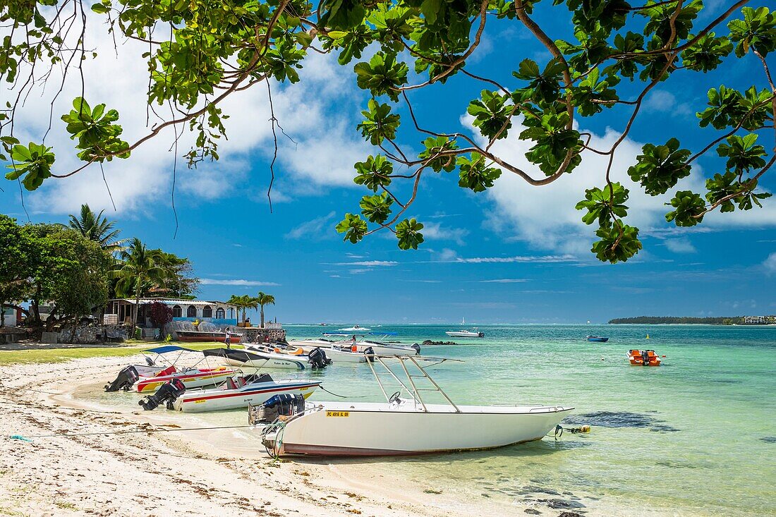 Mauritius, Flacq district, Trou d'Eau Douce beach