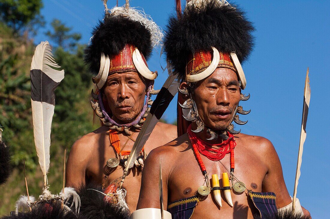 India, Nagaland, Kisima, naga Hornbill festival