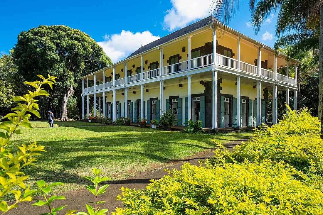 Mauritius, Bezirk Pamplemousses, Pamplemousses, Botanischer Garten Sir Seewoosagur Ramgoolam, Schloss Mon Plaisir