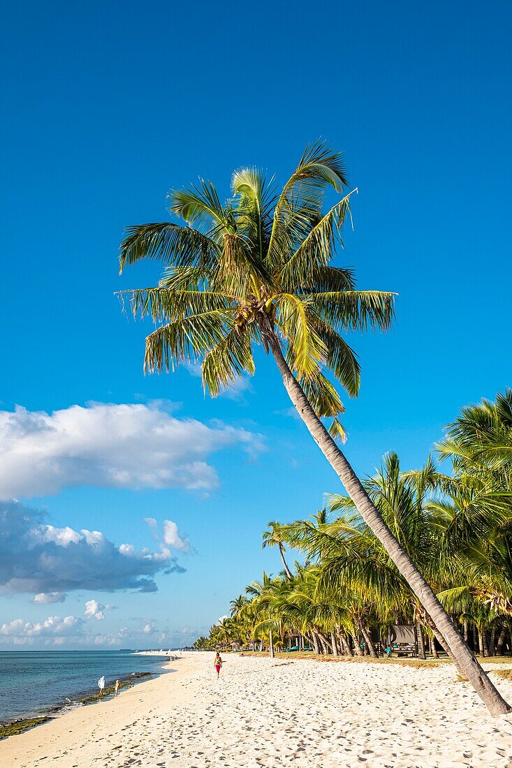 Mauritius, Riviere Noire district, Morne beach in front of Dinarobin Beachcomber Golf Resort & Spa luxury hotel