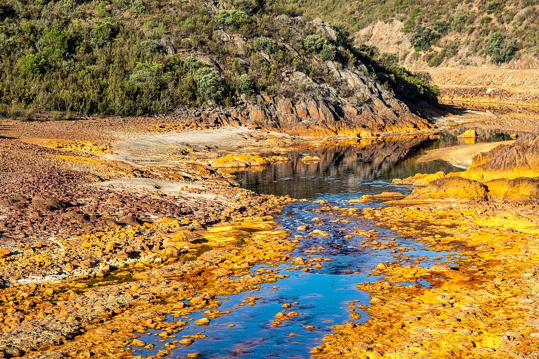 Spain, Andalucia, province of Huelva, the Rio Tinto around Berrocal