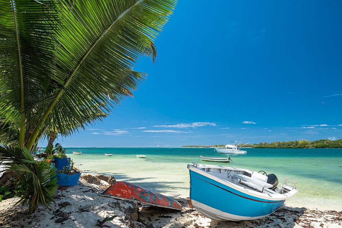 Mauritius, Flacq district, Trou d'Eau Douce beach