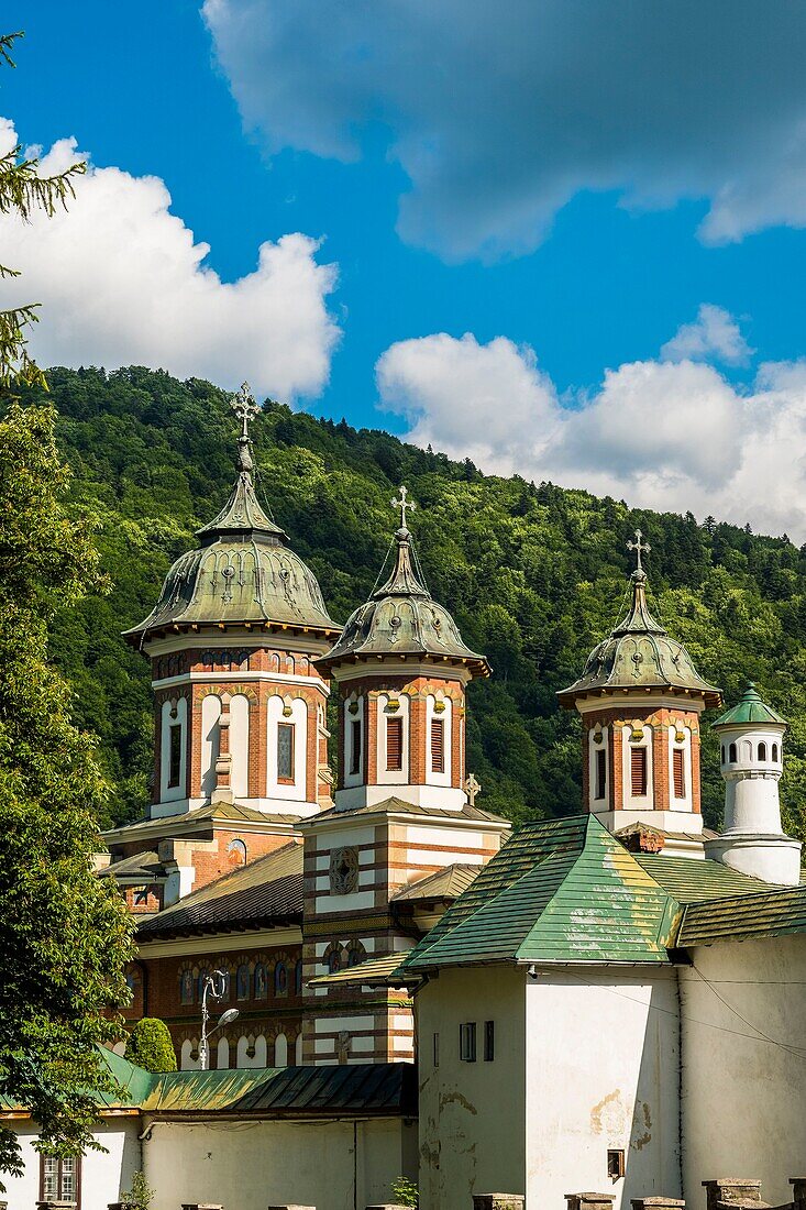 Romania, Prahova County, Sinaia, Sinaia Monastery founded in 1695 by Prince Mihail Cantacuzino